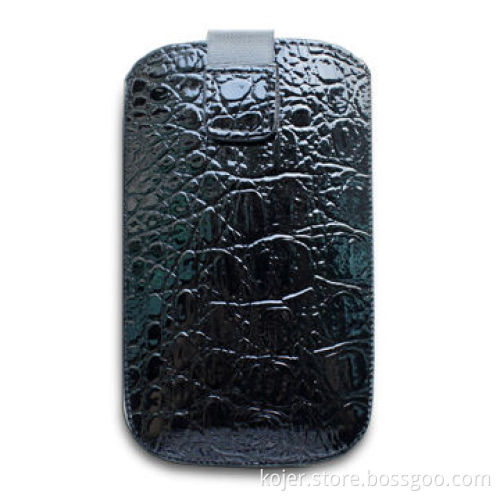 PU Leather Case for Apple's iPhone 4, with Hook-and-loop Closure, OEM Orders are Welcome